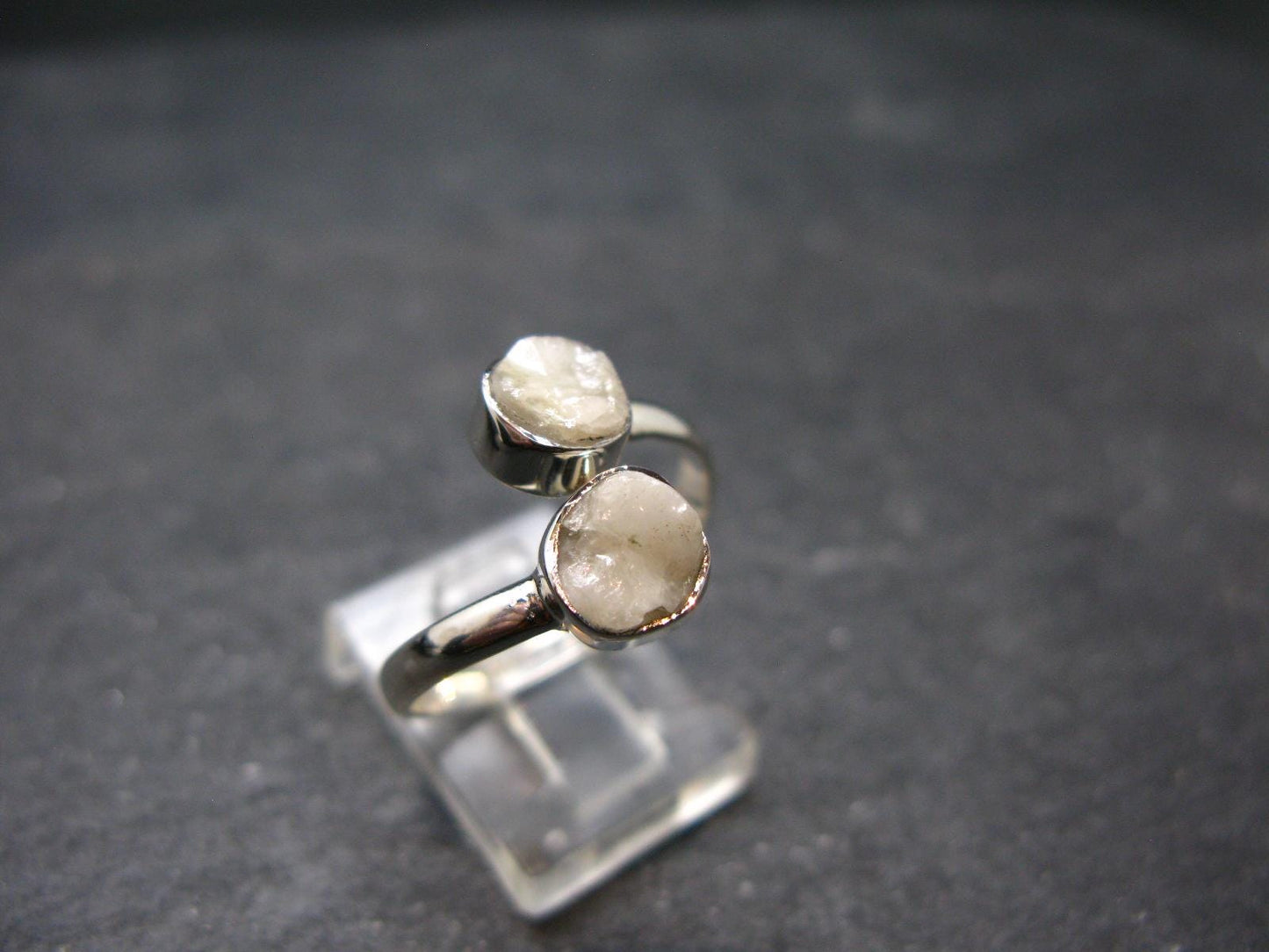 Phenakite Phenacite Crystal Silver Ring From Russia - Size 9 - 2.53 Grams