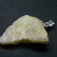 Large Natural Agni Gold Danburite Sterling Silver Pendant from Tanzania - 1.3" - 3.85 Grams