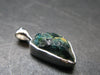 Blue Lazulite Silver Pendant From Pakistan - 0.8" - 2.0 Grams