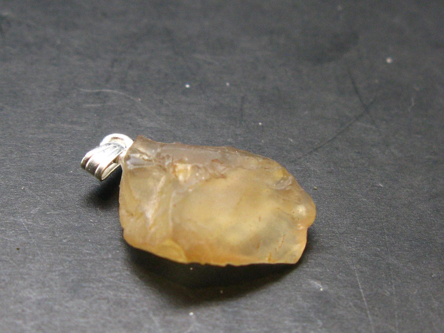Oregon Sunstone Silver Pendant From USA - 1.1" - 18.70 Carats
