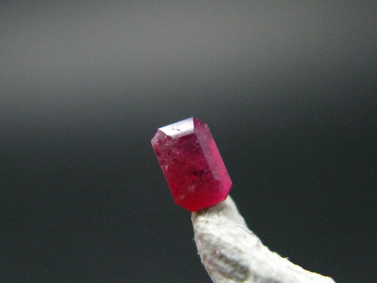 Beautiful Rare Gem Bixbite Red Beryl Emerald Cut Stone From Utah USA - 0.10 Carats - 3.2x2.2mm