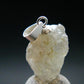 Rare Herderite Crystal Silver Pendant from Brazil - 0.8" - 1.71 Grams