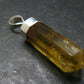 Natural Unheated Citrine Crystal Silver Pendant from Congo - 4.16 Grams