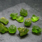 lot of 10 Peridot Olivine Crystals from Arizona, USA - 24.41 Grams