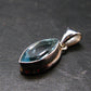 Blue Topaz Sterling Silver Pendant From Brazil - 0.9" - 2.57 Grams