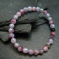 Unicorn Stone Lepidolite & Tourmaline Genuine Bracelet ~ 7 Inches ~ 6mm Round Beads