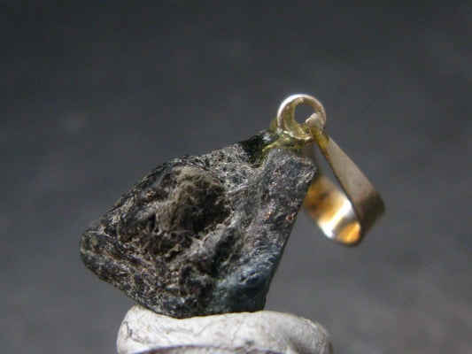 Alexandrite Chrysoberyl Crystal Silver Pendant From Brazil - 1.0" - 1.76 Grams