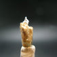 Rare Raw Blue Euclase Gem Crystal Silver Pendant from Brazil - 0.8" - 2.73 Grams