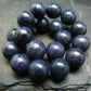 Blue Sapphire Genuine Bracelet ~ 7 Inches ~ 10mm Round Beads