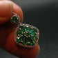 Emerald Silver Pendant W/Chain From Colombia - 4.16 Grams Total