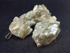 Set of 3 Muscovite Mica Pendants From Brazil