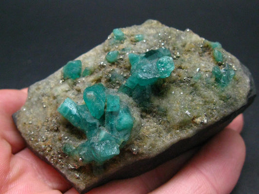 Emerald Beryl Crystal On Matrix From Colombia - 3.2"