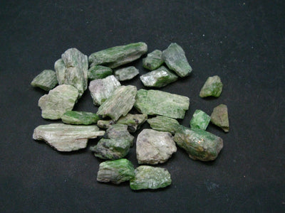 Lot of 25 Neon Tremolite Crystals from Tanzania - 150 Carats