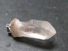 Lithium Quartz Crystal Pendant From Brazil - 1.7" - 9.76 Grams