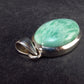Rare Variscite Sterling Silver Pendant from Utah - 1.3" - 6.52 Grams