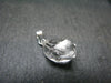 Fine Natural Herkimer Diamond Silver Pendant From New York 0.7" - 1.30 Grams