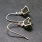 Moldavite Tektite Silver Earrings from Czech Republic - 2.05 Grams
