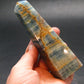 Nice Lemurian Aquatine Blue Calcite Obelisk Pyramid From Argentina - 4.5" - 181.57 Grams