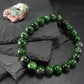 Ruby in Zoisite Genuine Bracelet ~ 7 Inches ~ 8mm Round Beads