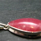 Rare Rhodochrosite Sterling Silver Pendant From Argentina - 1.5" - 7.09 Grams
