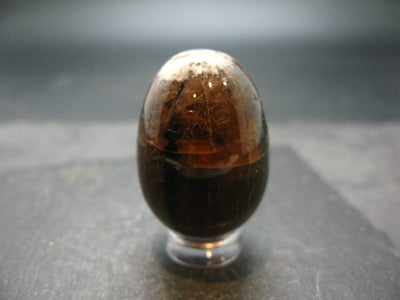 Chiastolite Variety of Andalusite Egg from China - 1.3"