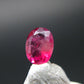 Beautiful Rare Gem Bixbite Red Beryl Emerald Cut Stone From Utah USA - 0.22 Carats - 4.8x3.3 mm
