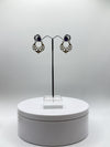 Sterling Silver Amethyst Earrings – Vintage-Inspired Filigree Design - Weight 6.00 Grams