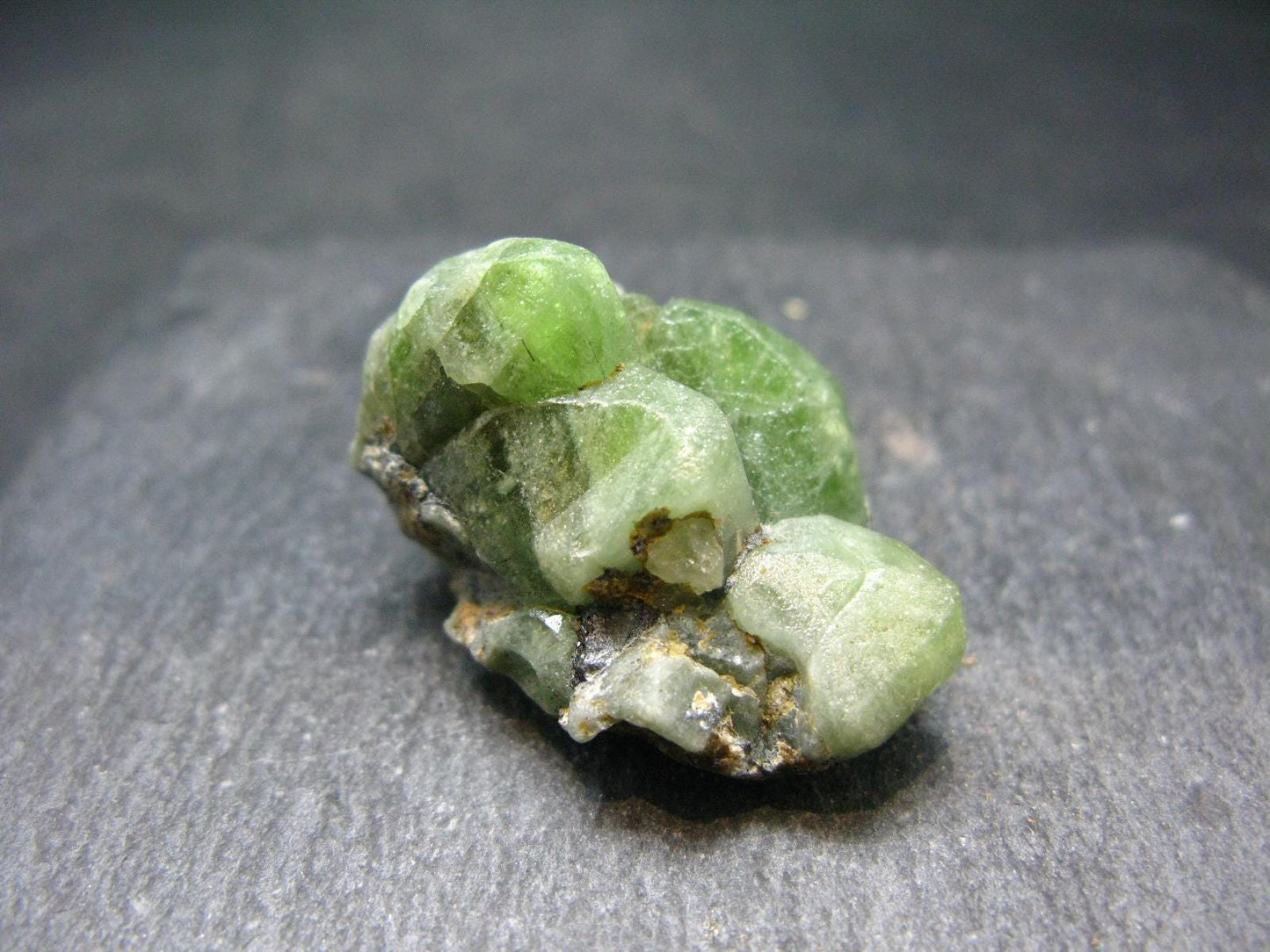 Rare 94.65 Carat Gem Peridot Olivine Cluster from Pakistan - 1.3"