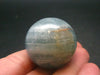 Stunning Lemurian Aquatine Blue Calcite Ball Sphere From Argentina - 1.1" - 38.10 Grams