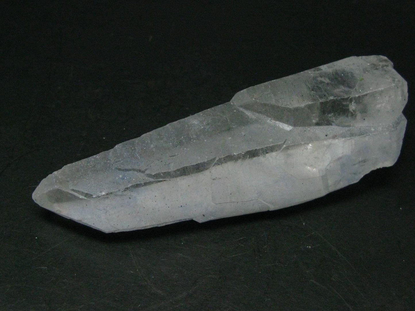 Dumortierite In Quartz Crystal From Brazil - 4.1" - 84.51 Grams