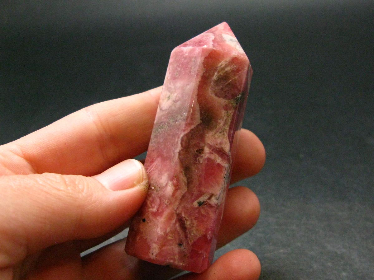 Beautiful Rhodochrosite Obelisk Pyramid from Argentina - 2.7"