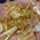 Lot of 25 Golden Scapolite Tumbled Stones from Tanzania - 138 Carats