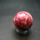 Rare Red Thulite Sphere Ball From Norway - 0.9" - 23.15 Grams