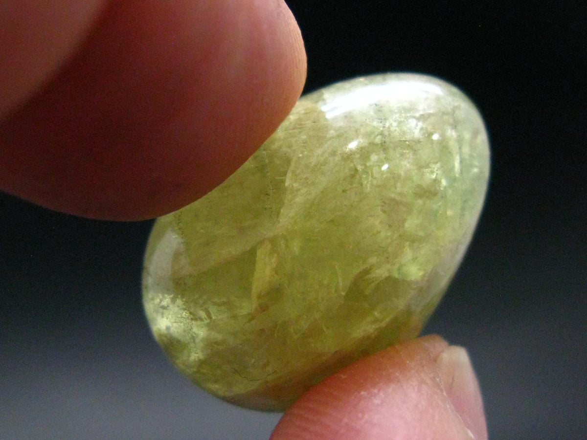 Hiddenite Spodumene Egg from Brazil - 1.0" - 9.19 Grams