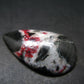 Cinnabar in Dolomite Cabochon from China - 9.24 Grams - 37 x 23 mm