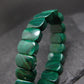 Malachite Genuine Bracelet ~ 7 Inches ~ 12mm Oval Beads