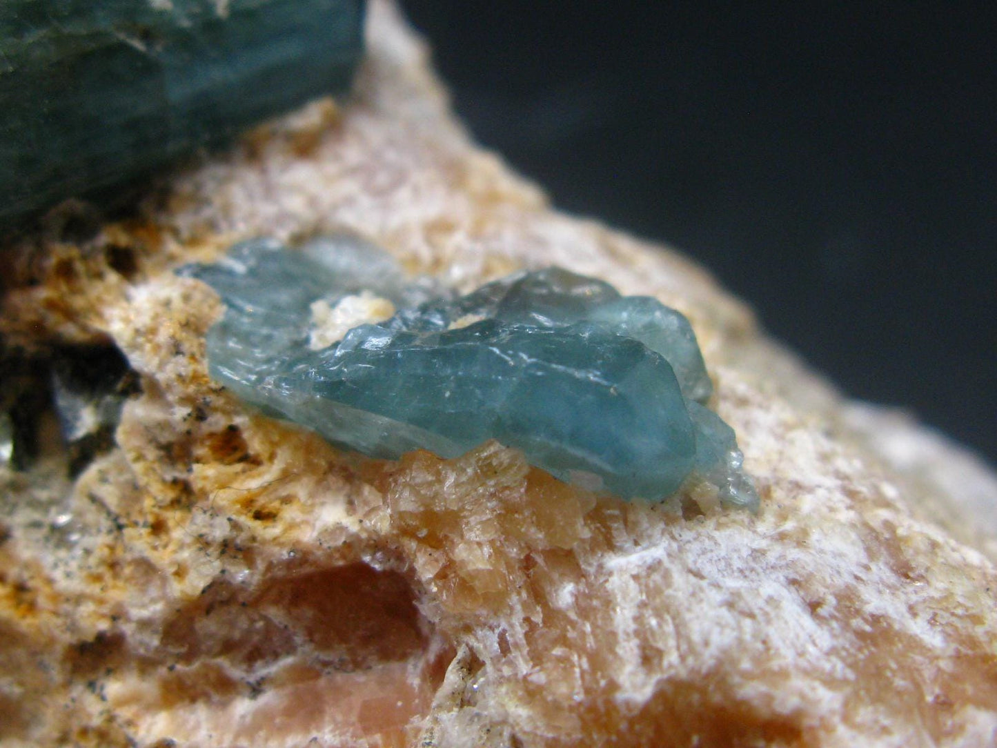 Rare Blue Apatite Cluster from Russia - 3.1" - 136 Grams