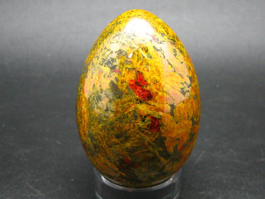 Georgian Treasure from the Earth!! Rare Golden Orpiment & Realgar Egg from Georgia - 2.5"