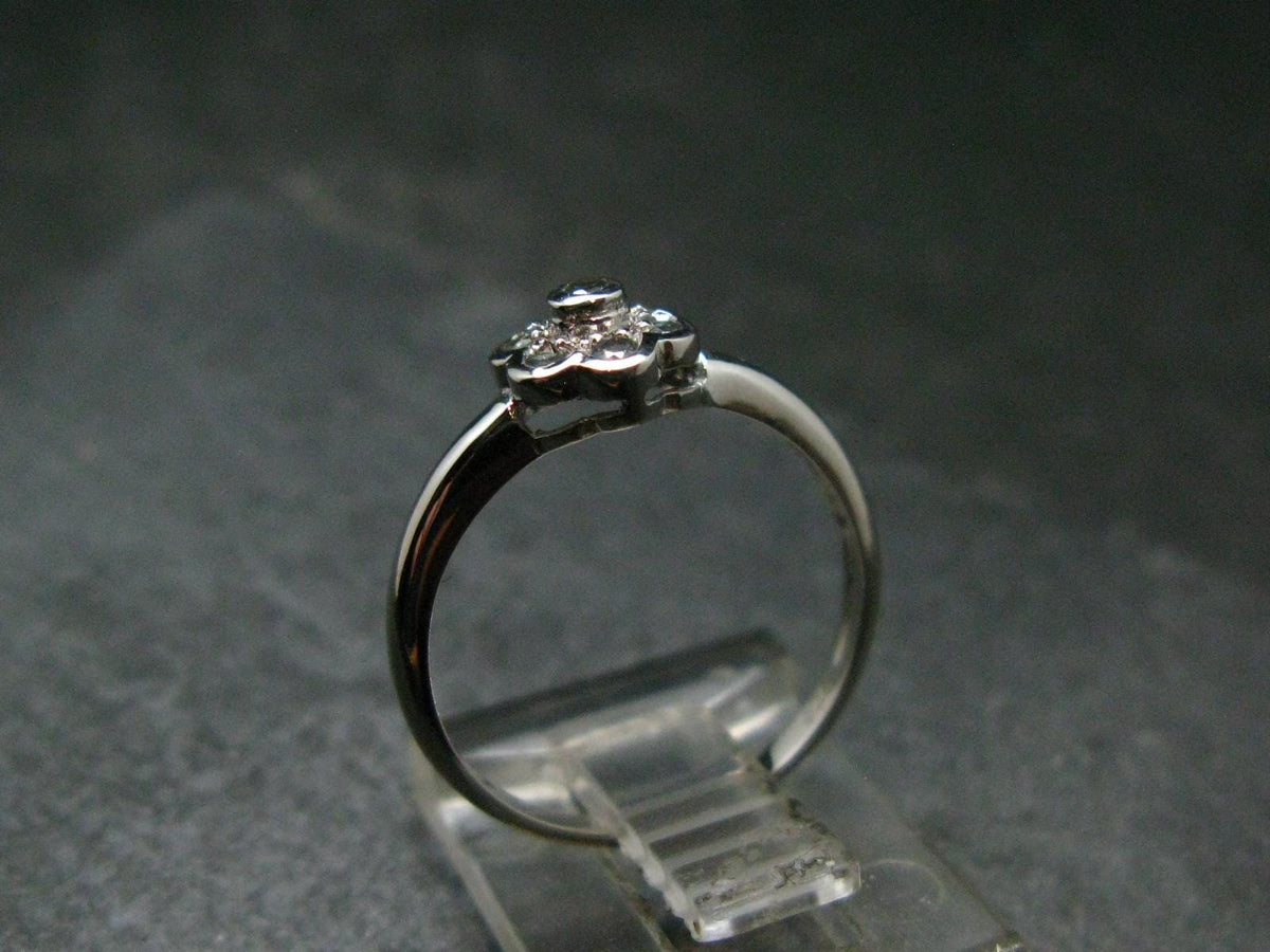 Genuine Alexandrite Gem Silver Ring From Russia - Size 6.25 - 1.57 Grams