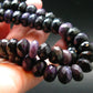 Purple Sugilite Rondelle Faceted Beads Necklace From South Africa - 17" - 79.60 Grams