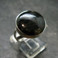 Very Rare Nuumite Nuummite Sterling Silver Plated Ring from Greenland - 5.39 Grams - Size 7