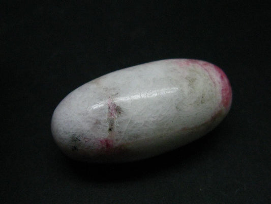 Rare Pink Tugtupite Tumbled Shiva From Greenland - 19.5 Grams - 1.5"