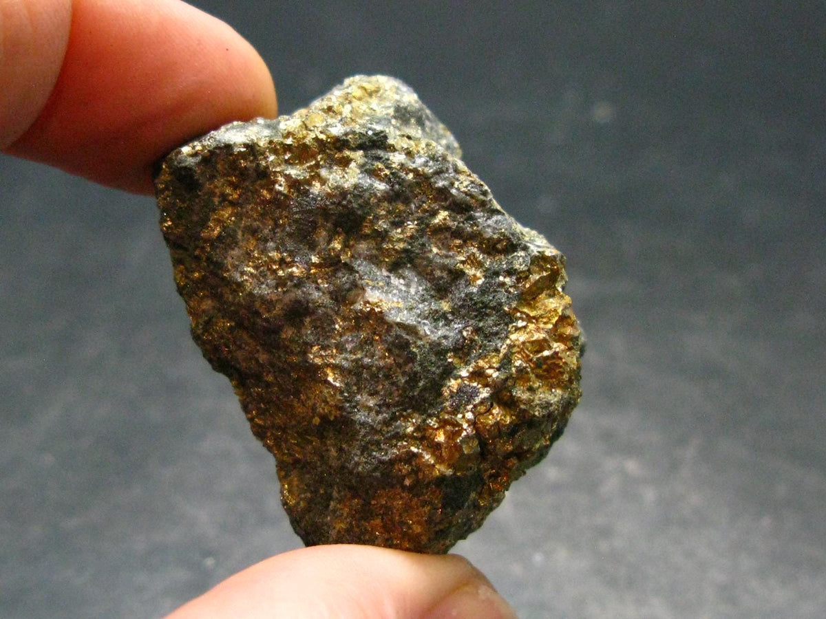 Healers Gold Pyrite With Magnetite Raw Stone From USA - 1.5" - 35.48 Grams