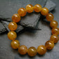 Heliodor Deep Golden Beryl Genuine Bracelet ~ 7 Inches ~ 12mm Round Beads