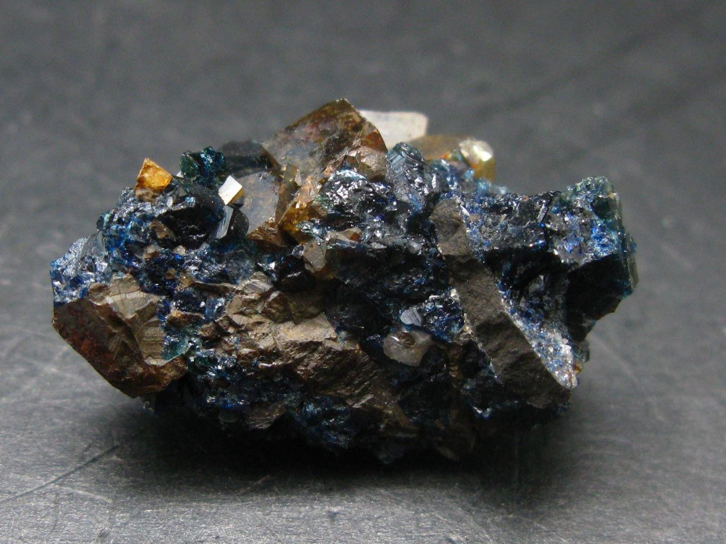 Lazulite & Siderite Cluster From Canada - 1.3" - 14.68 Grams
