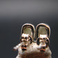 Phenakite Phenacite Silver Stud Earrings From Nigeria - 1.23 Grams