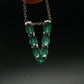 Emerald Silver Pendant W/Chain From Colombia - 2.54 Grams Total