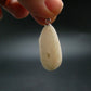 Very Rare White Cryolite 925 Silver Pendant from Greenland - 1.3" - 7.81 Grams