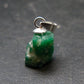 Emerald Beryl Silver Pendant from Afghanistan - 0.7" - 1.0 Grams