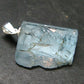 Natural Blue Topaz Crystal Silver Pendant From Russia - 1.0" - 22.15 Carats